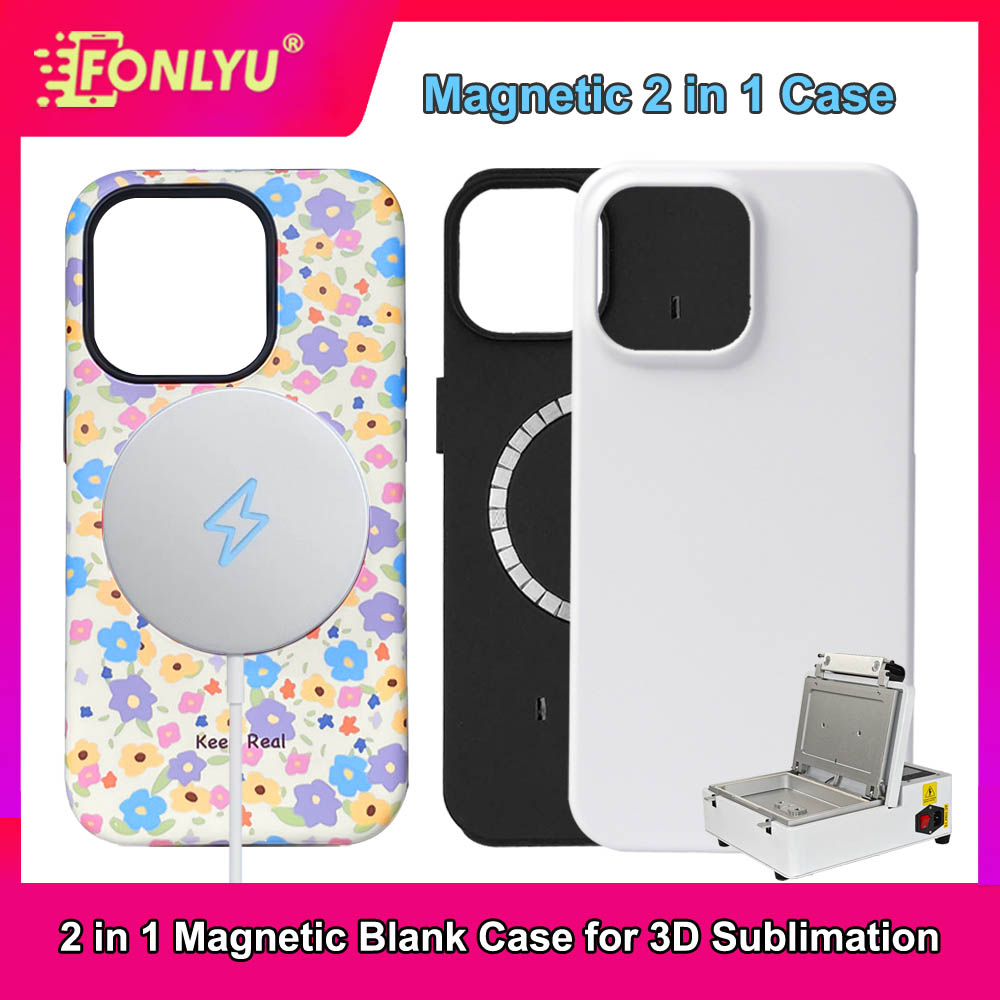 Phone Case Blank Print - FONLYU Magnetyczne etui na telefon 2