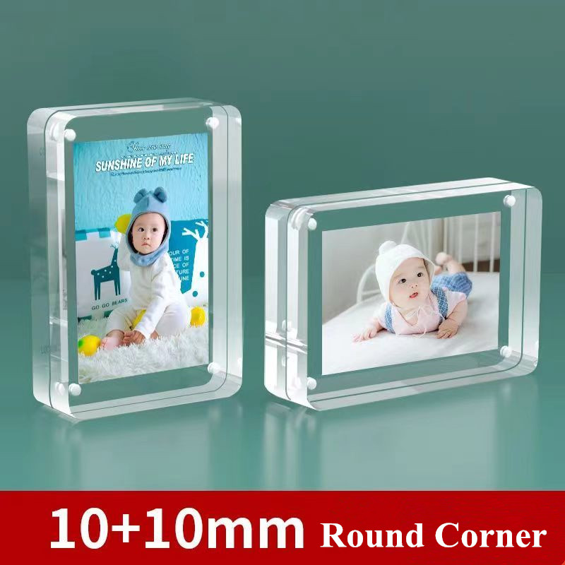 Photo Acrylic Block - 4x6cm / 6x9cm Dwustronne magnetyczne ramki