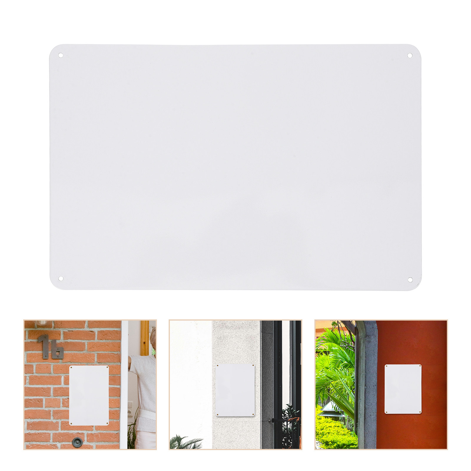 Yard Sign Blank - 2 szt. Puste metalowe tabliczki do
