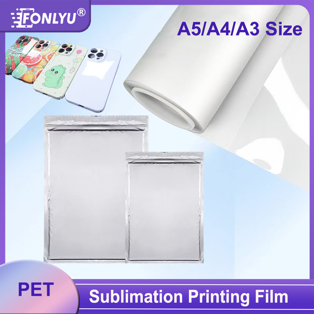 Phone Case Blank Print - FONLYU 50 szt. Folia sublimacyjna 3D