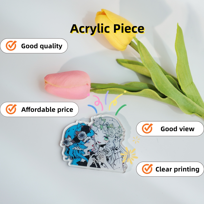 Photo Acrylic Block - 1 szt. Personalizowany dwuwarstwowy blok akrylowy