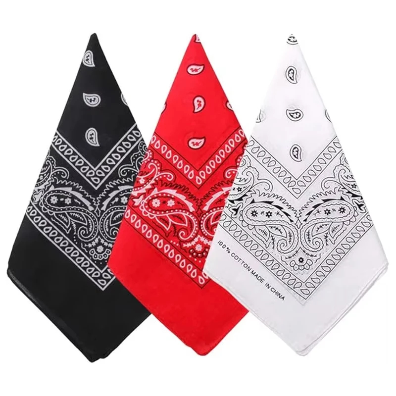 Bandana Blank White - 1 szt. Hip Hopowa Chusta Kowbojska