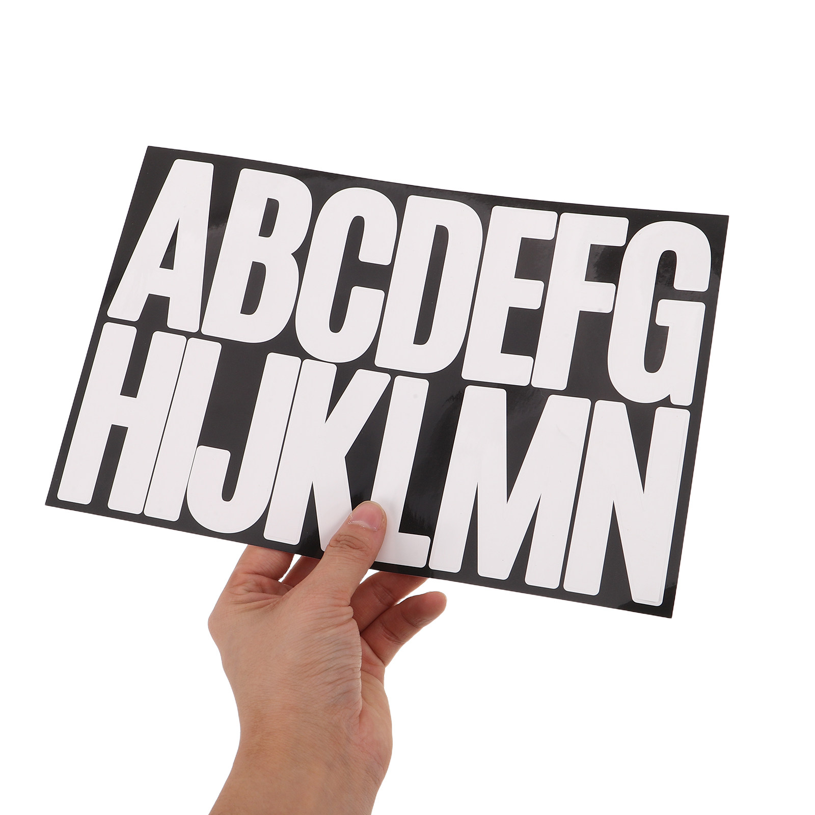 Yard Sign Blank - 15 arkuszy dużych, białych, samoprzylepnych naklejek