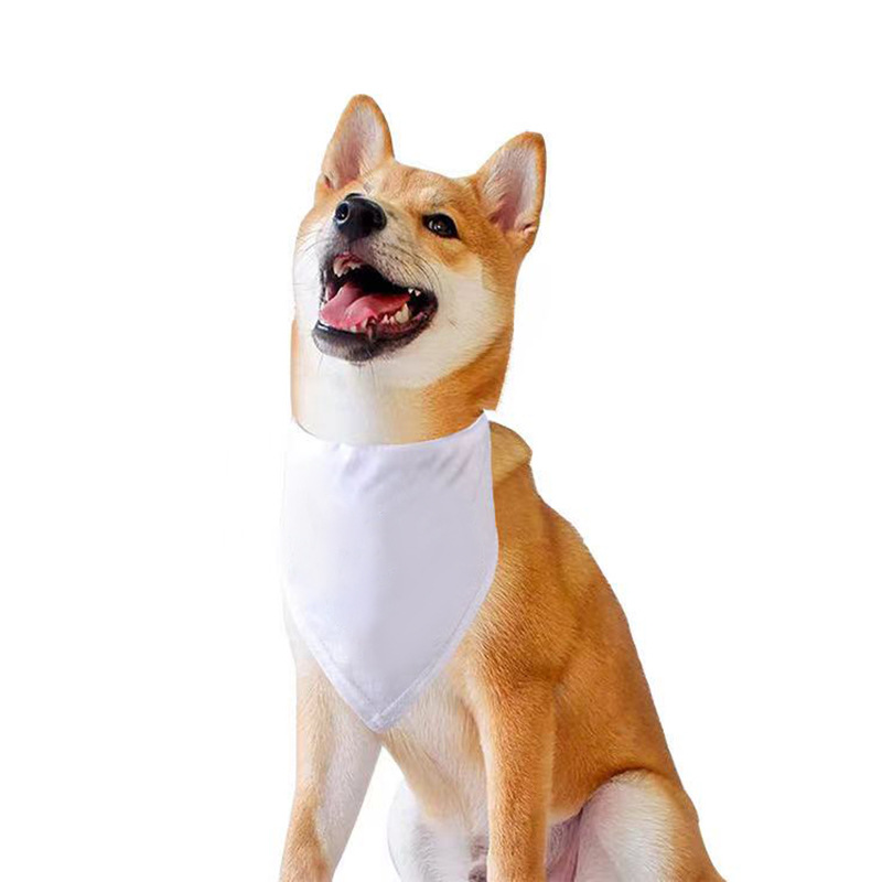 Bandana Blank White - 100 sztuk sublimacyjnych bandan dla psów,