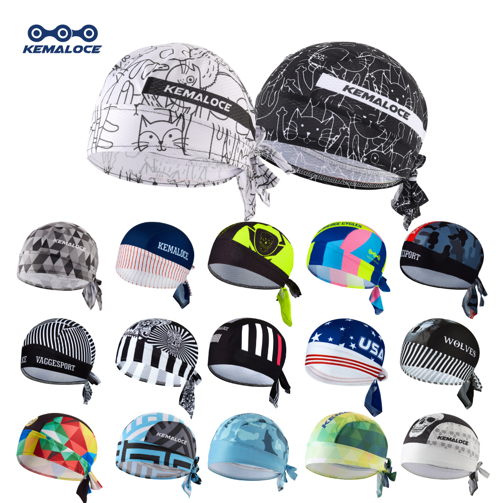 Bandana Blank White - KAMALOCE UV czapka kolarska zespół mężczyzn
