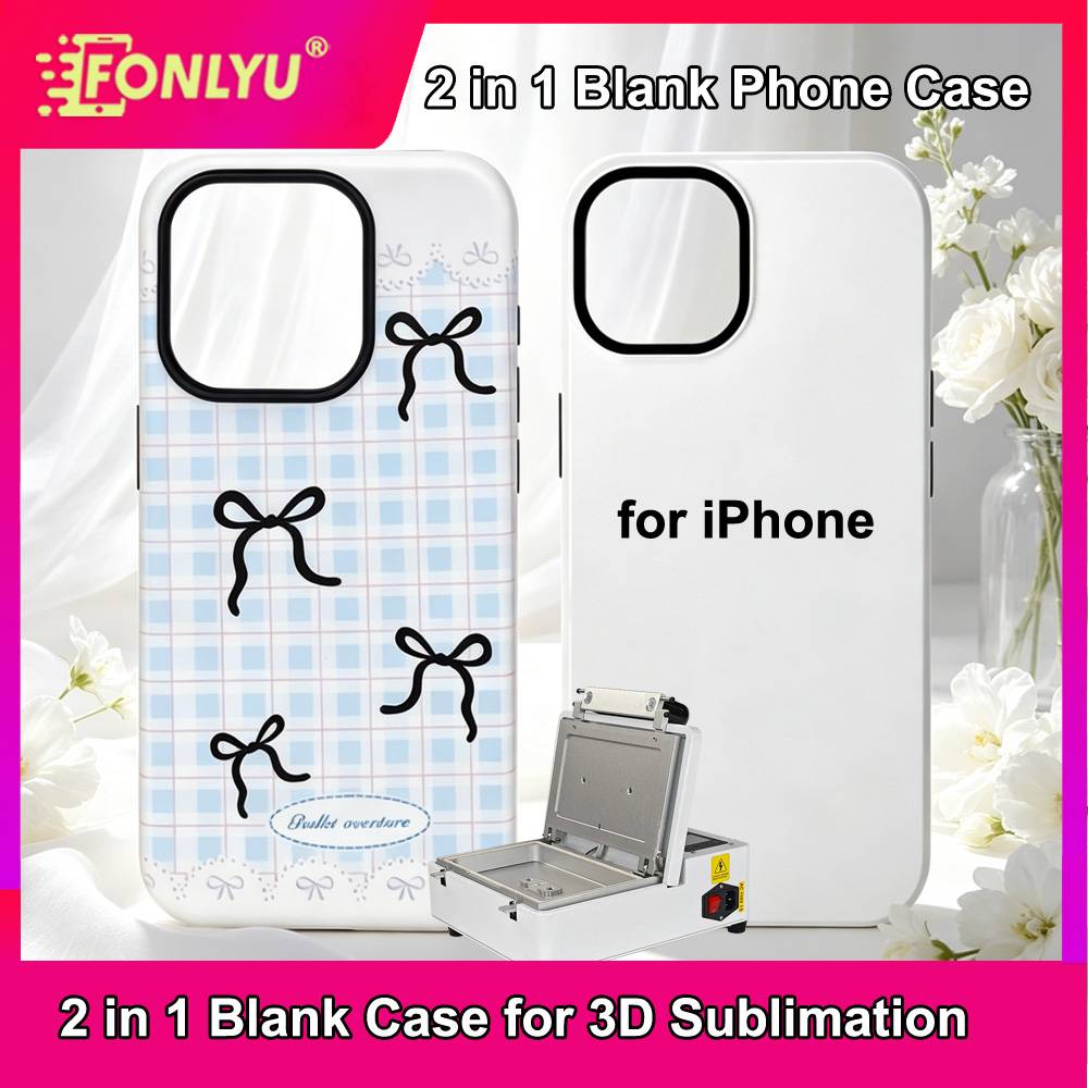 Phone Case Blank Print - FONLYU 2 w 1 Puste Obudowy