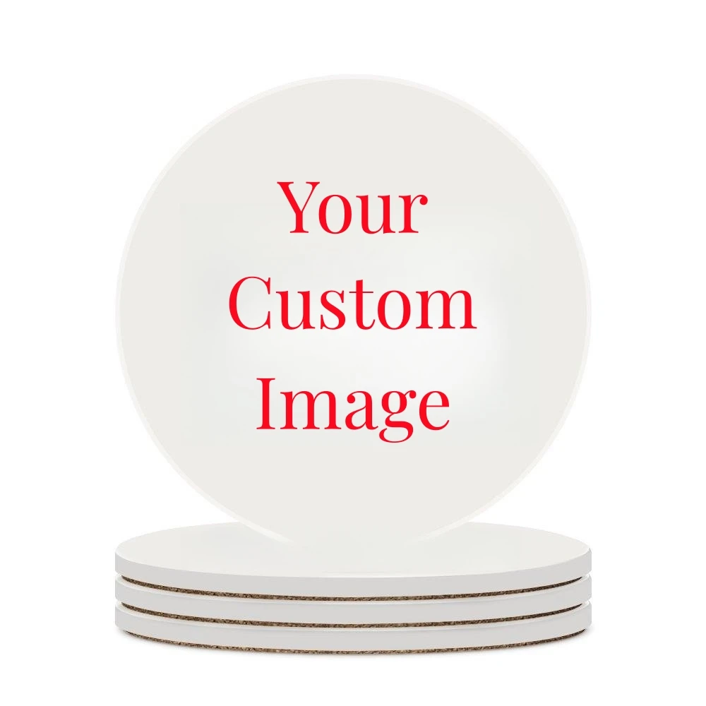 Coaster Sublimation Blank - Spersonalizowane nadrukowane okrągłe podstawki chłonne ceramiczne