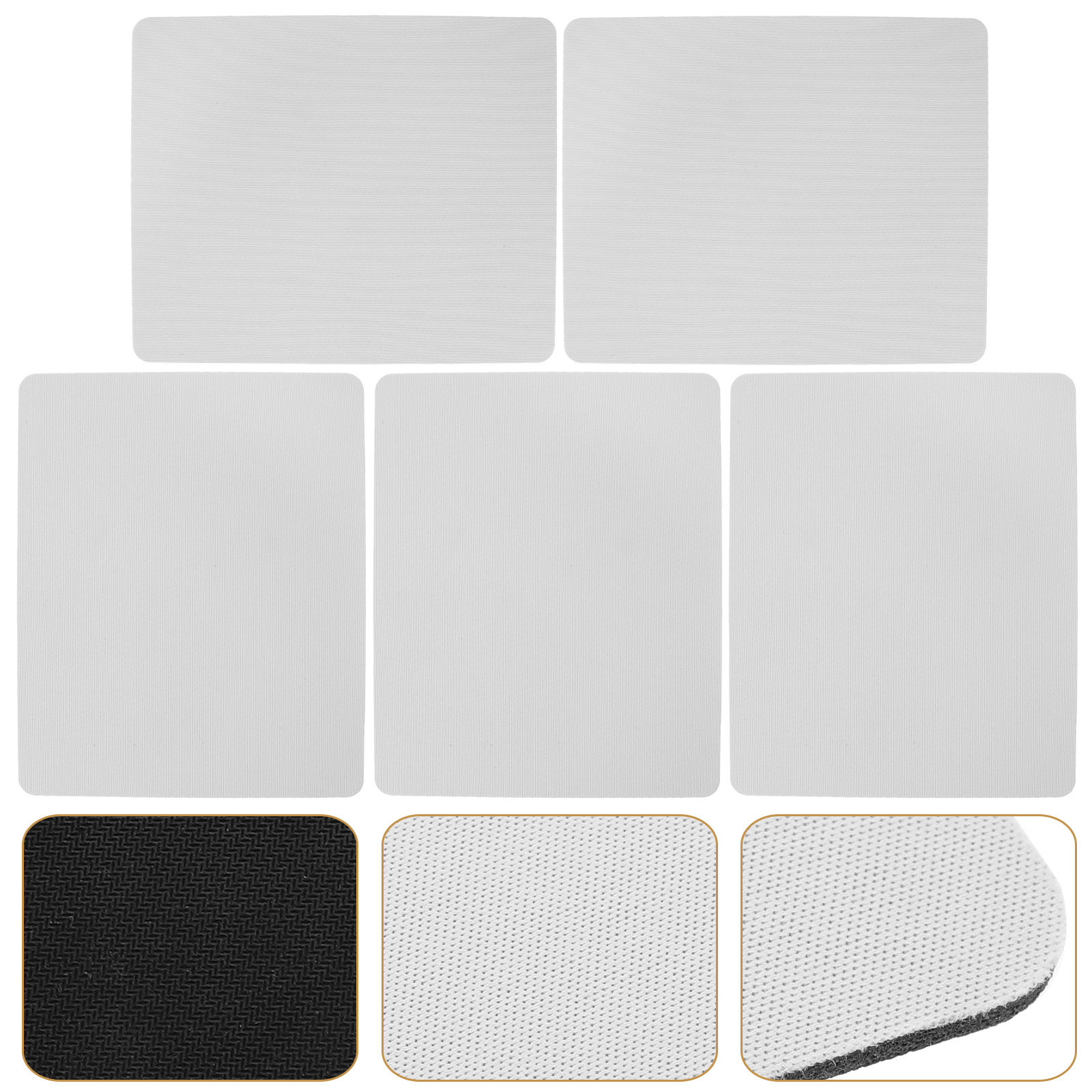 Mouse Pad Blank Sublimation - 5 sztuk bardzo dużych podkładek pod