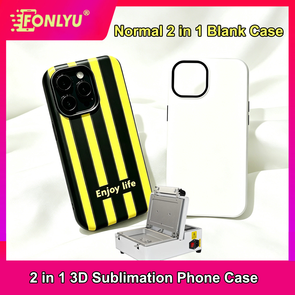 Phone Case Blank Print - FONLYU 10 szt. 2w1 Puste Obudowy