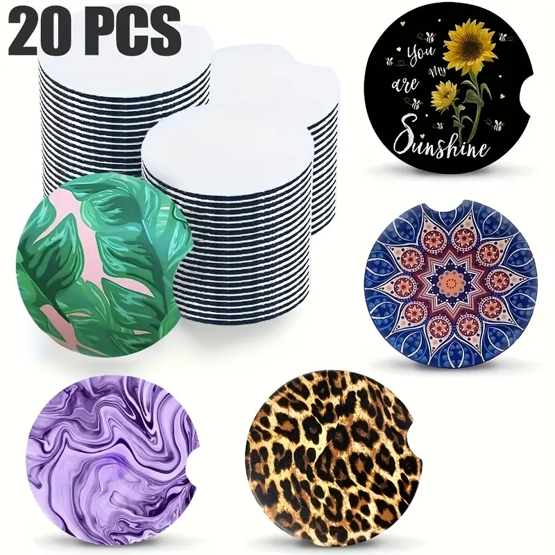 20 szt. Sublimowanych pustych  – Coaster Sublimation Blank recenzja i cena