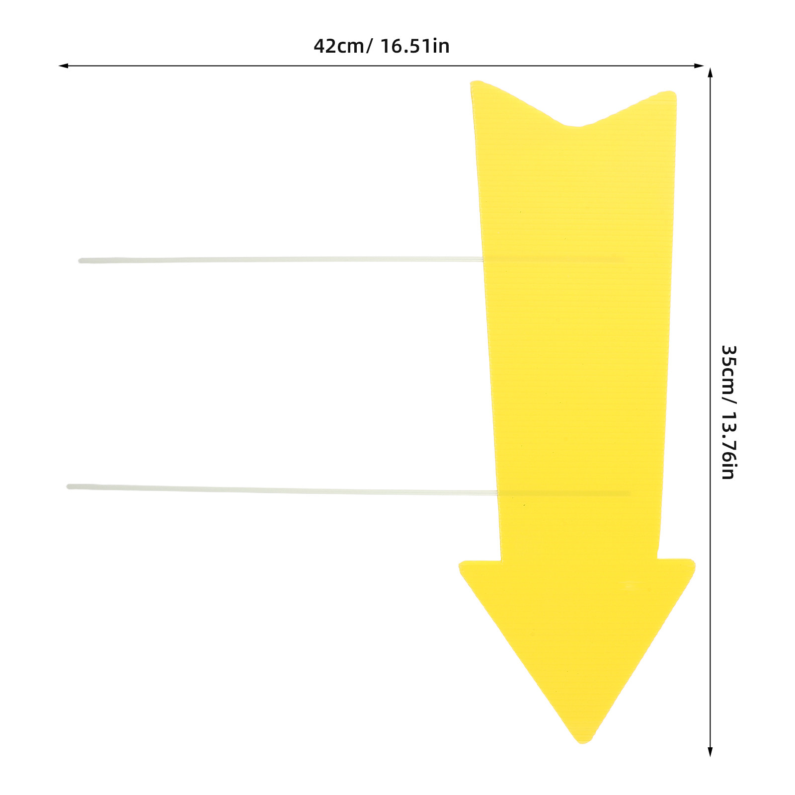 10 szt. Puste znaki strzałkowe – Yard Sign Blank recenzja i cena
