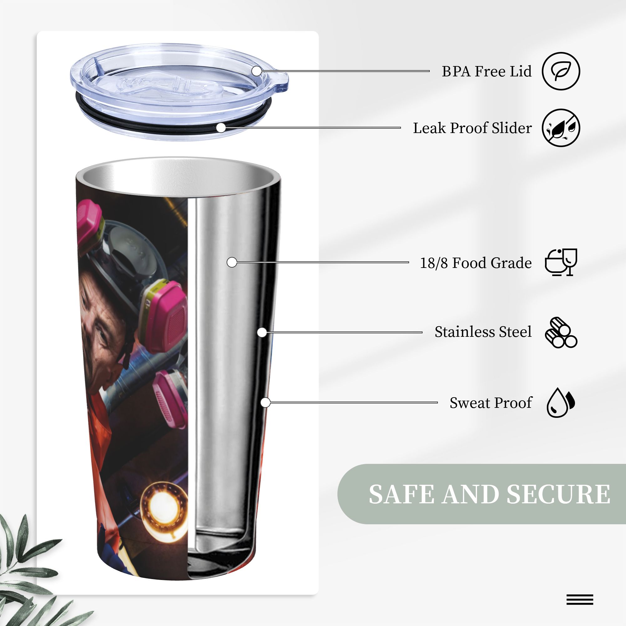 Kubek termiczny Walter White P – Tumbler 20Oz White recenzja i cena