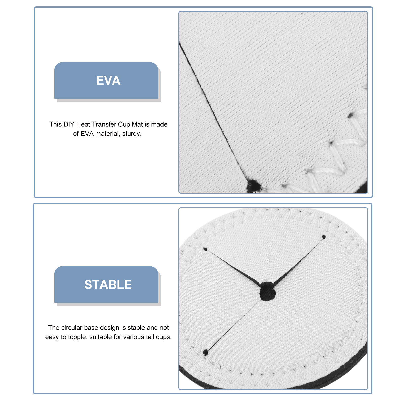 4 szt. Podkładki pod kubki do  – Coaster Sublimation Blank recenzja i cena