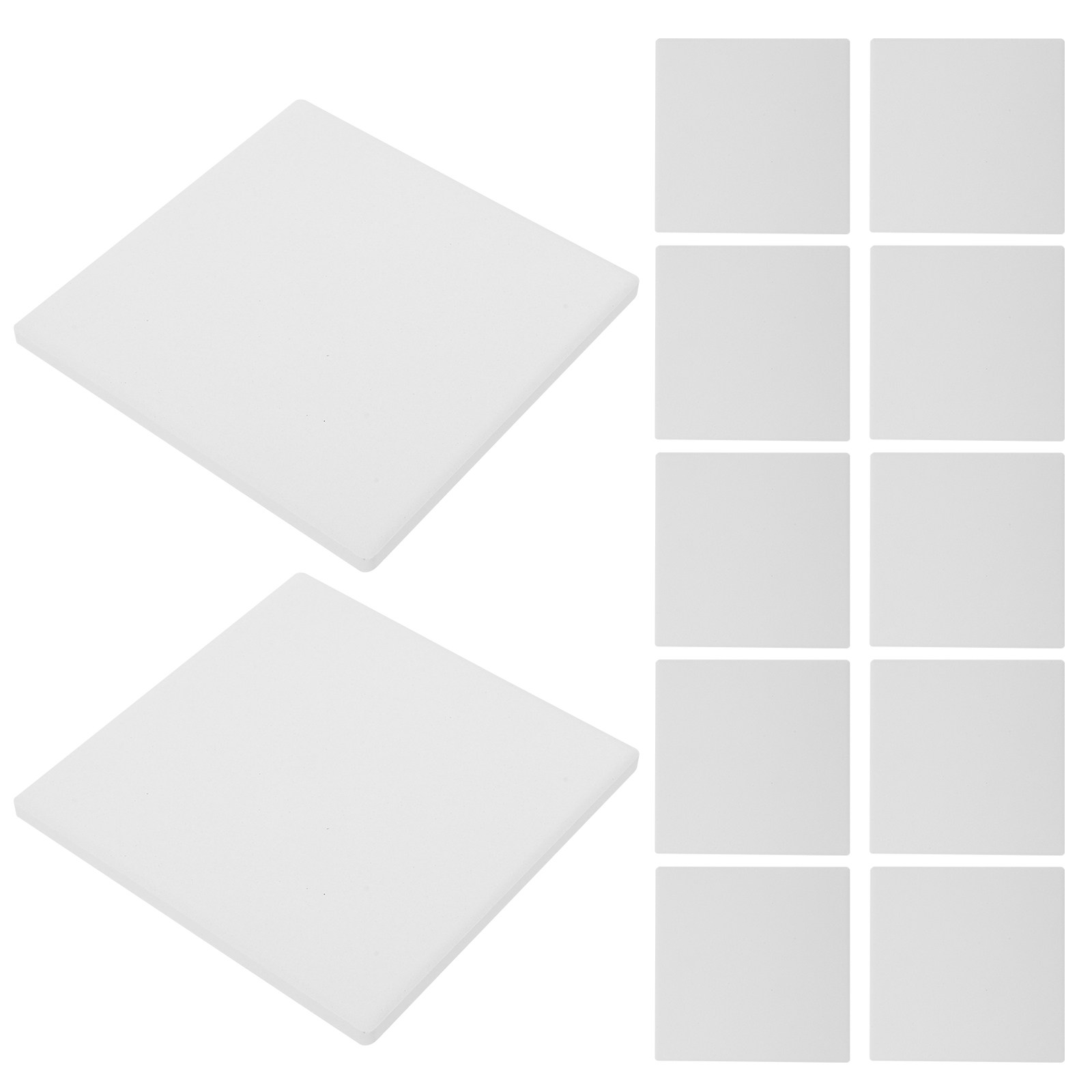 12 szt. Nielakierowane płytki  – Ceramic Tile Blank recenzja i cena