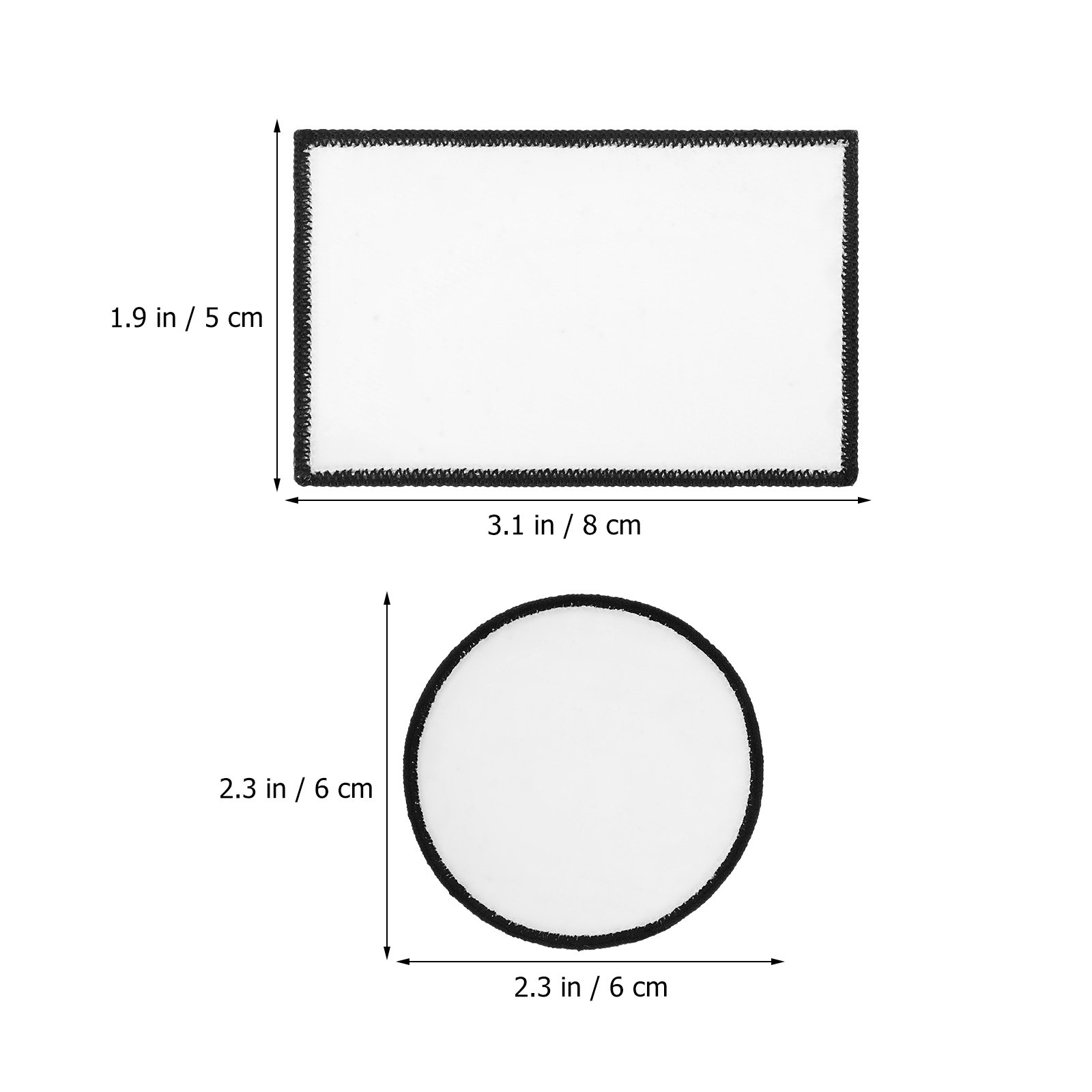 30 szt. Puste naszywki do napr – Hat Sublimation Blank recenzja i cena