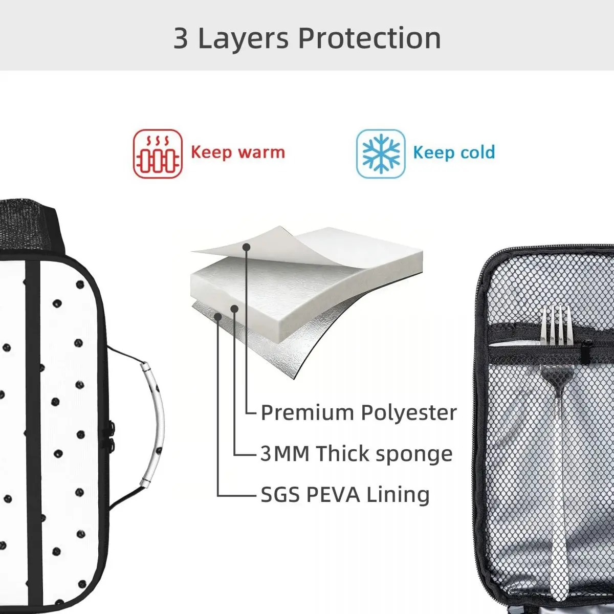 Czarno-biała torba termiczna n – Tote Bag Sublimation recenzja i cena