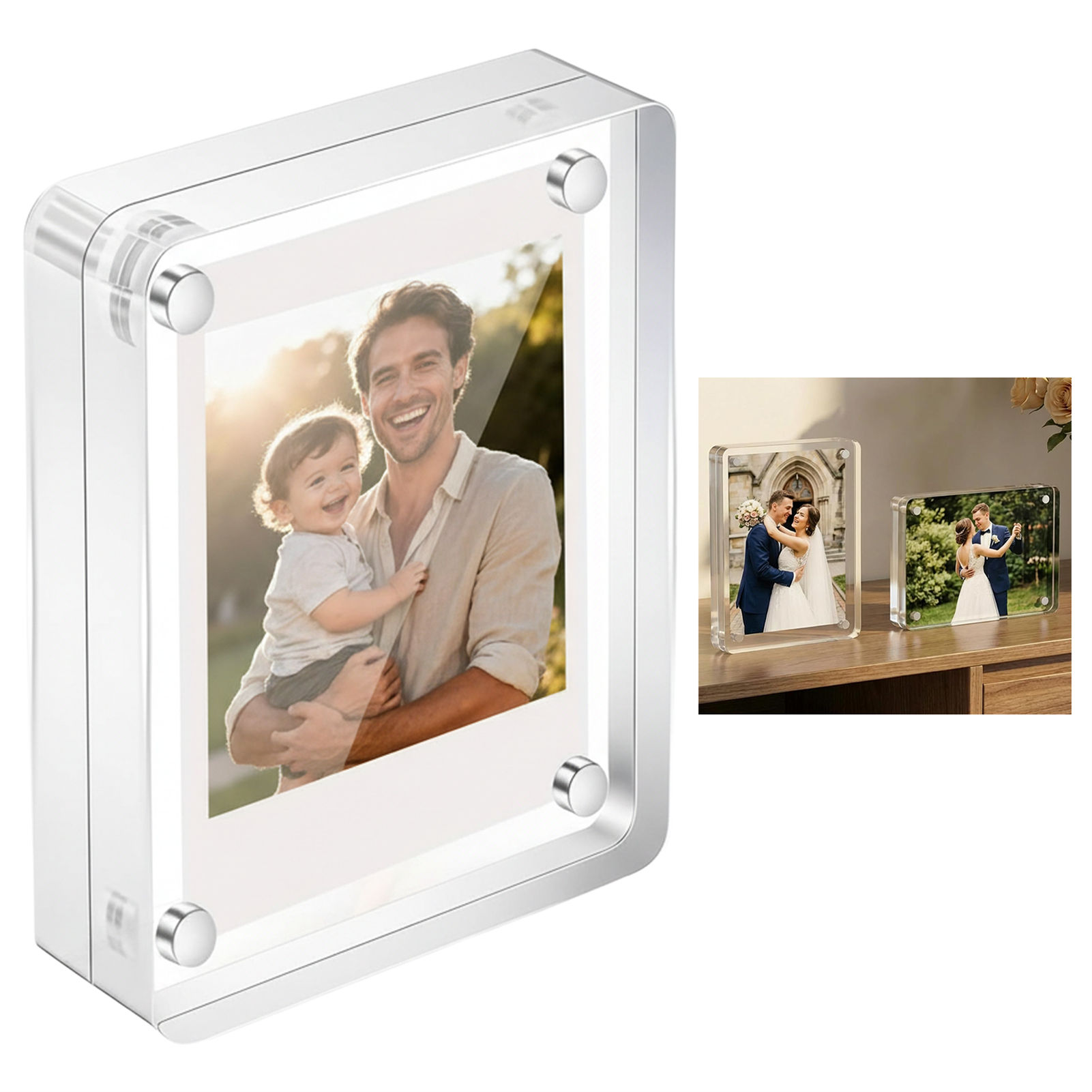 Akrylowa Magnetyczna Ramka na  – Photo Acrylic Block recenzja i cena