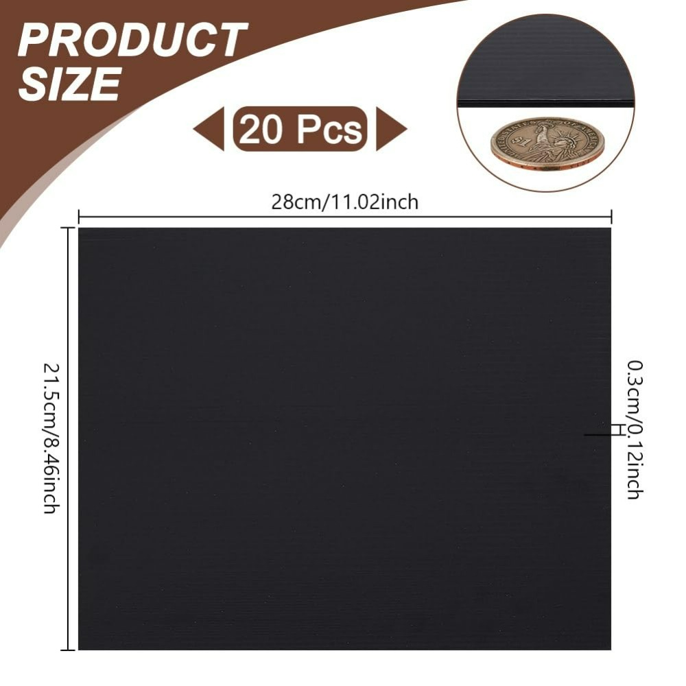20 arkuszy falistej tafli plas – Yard Sign Blank recenzja i cena