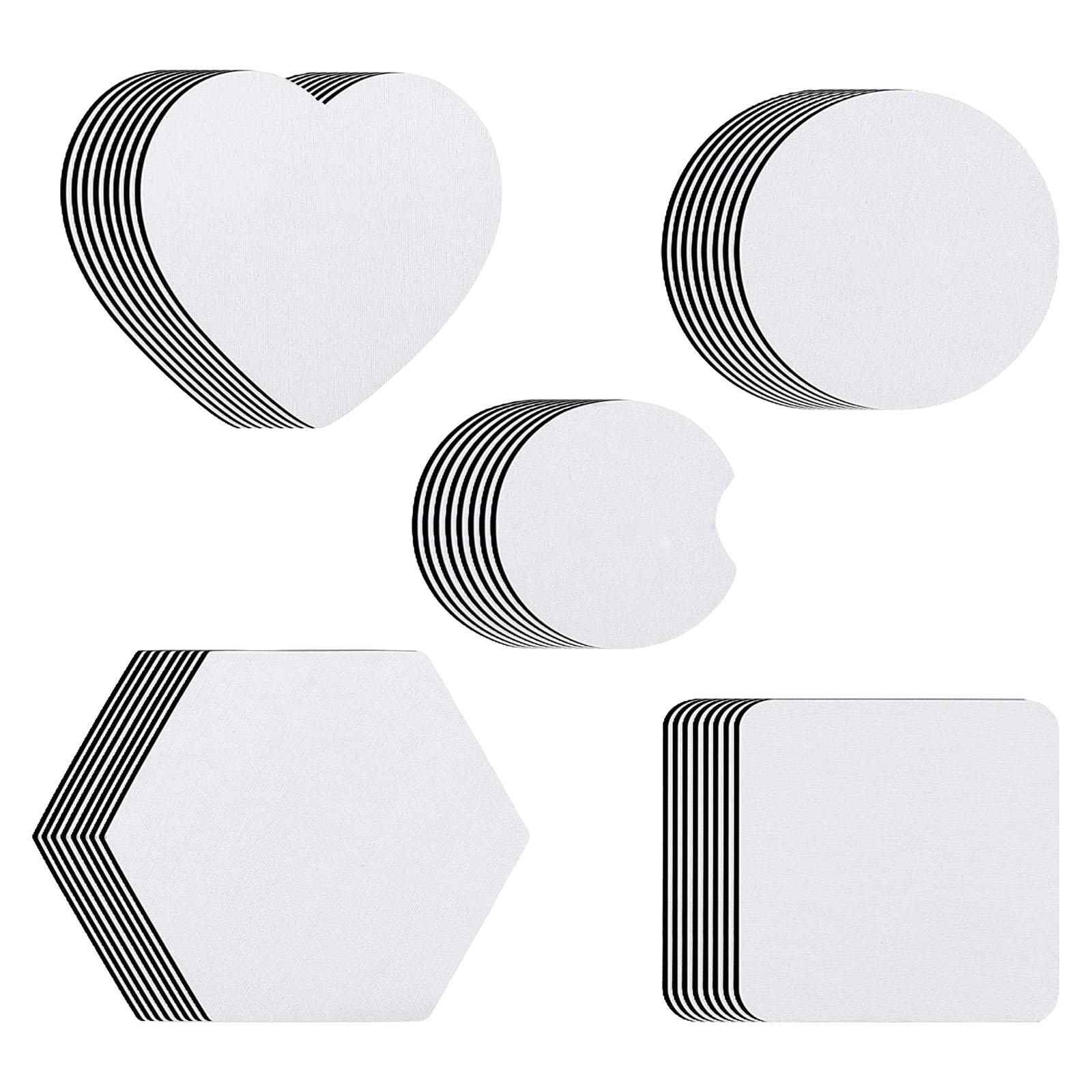 40 sztuk podkładek pod kubki d – Coaster Sublimation Blank recenzja i cena